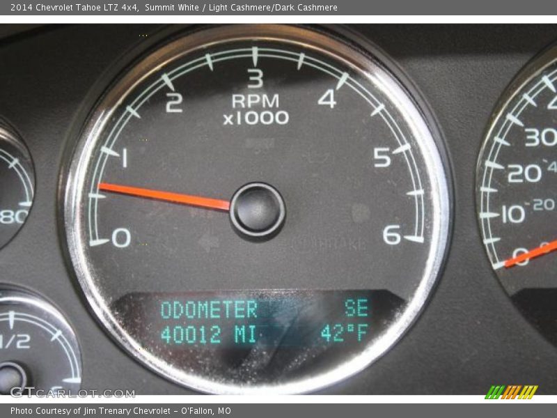 Summit White / Light Cashmere/Dark Cashmere 2014 Chevrolet Tahoe LTZ 4x4