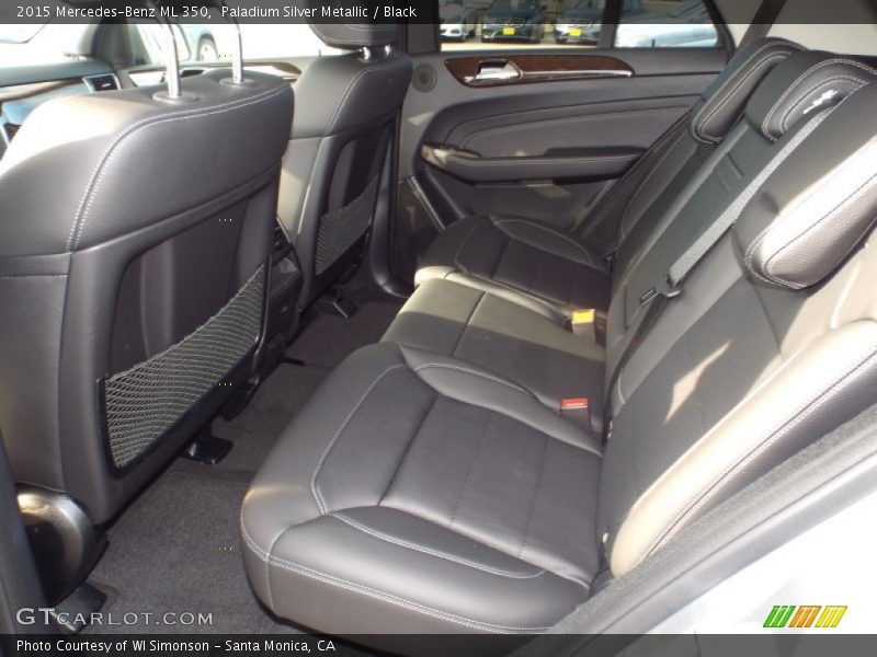 Paladium Silver Metallic / Black 2015 Mercedes-Benz ML 350