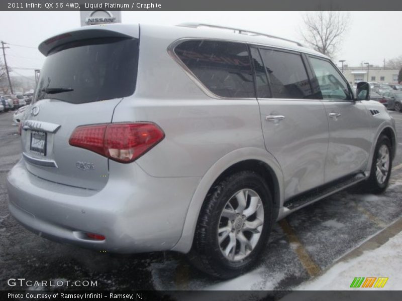 Liquid Platinum / Graphite 2011 Infiniti QX 56 4WD
