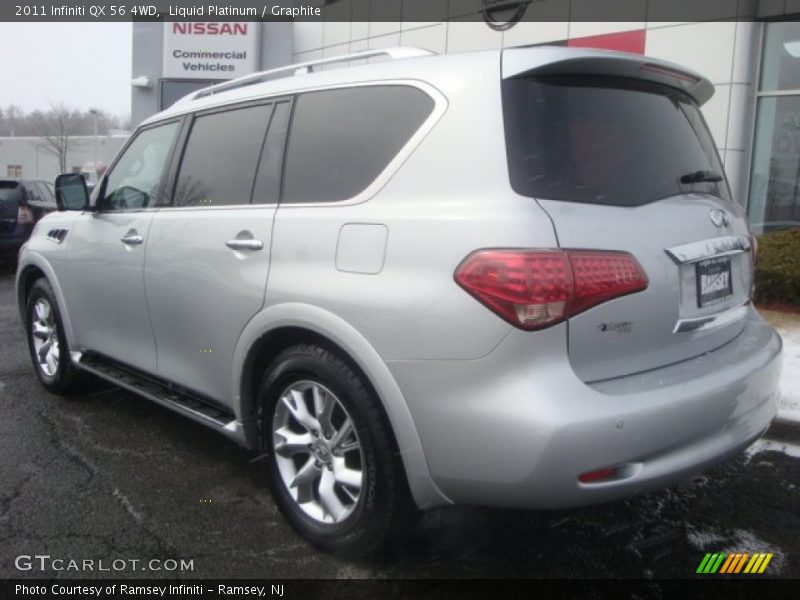 Liquid Platinum / Graphite 2011 Infiniti QX 56 4WD