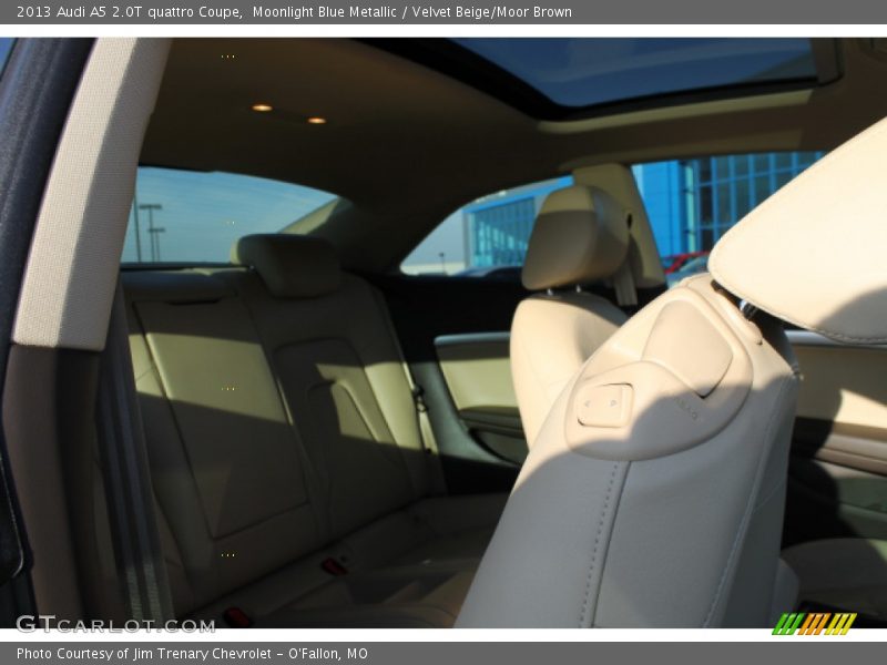 Moonlight Blue Metallic / Velvet Beige/Moor Brown 2013 Audi A5 2.0T quattro Coupe