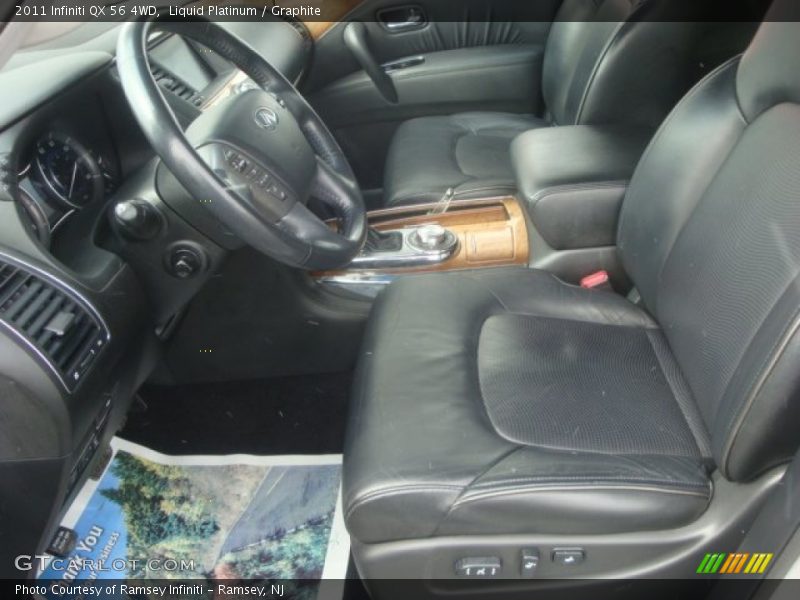 Liquid Platinum / Graphite 2011 Infiniti QX 56 4WD