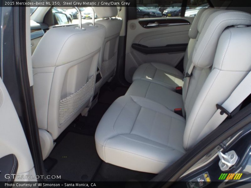 Steel Grey Metallic / Grey/Dark Grey 2015 Mercedes-Benz ML 350