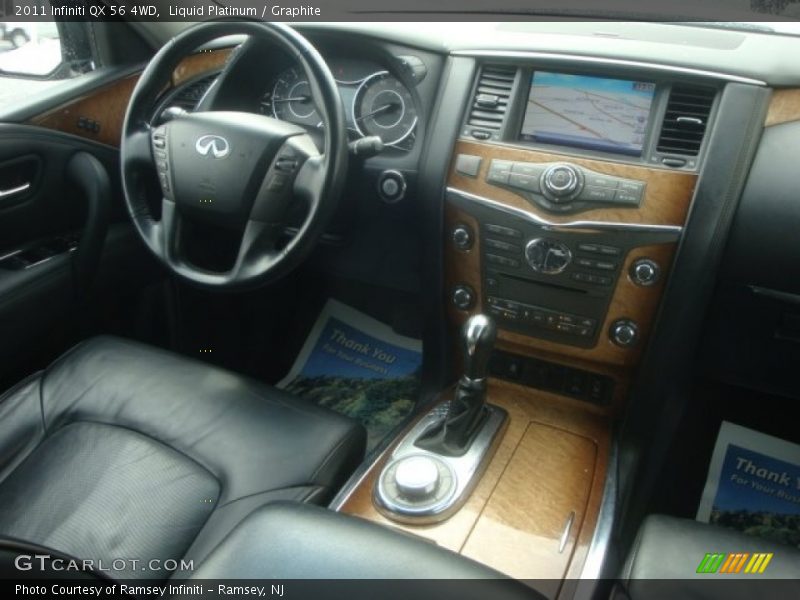 Liquid Platinum / Graphite 2011 Infiniti QX 56 4WD