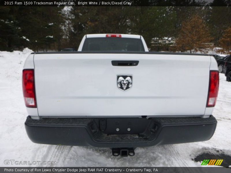 Bright White / Black/Diesel Gray 2015 Ram 1500 Tradesman Regular Cab