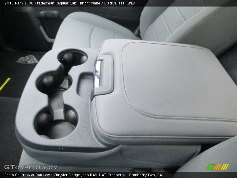 Bright White / Black/Diesel Gray 2015 Ram 1500 Tradesman Regular Cab