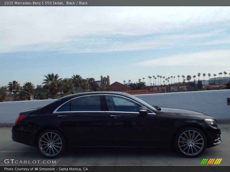 Black / Black 2015 Mercedes-Benz S 550 Sedan