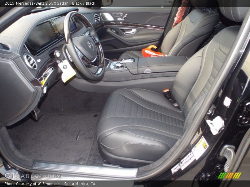 Black / Black 2015 Mercedes-Benz S 550 Sedan