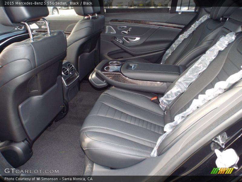 Black / Black 2015 Mercedes-Benz S 550 Sedan