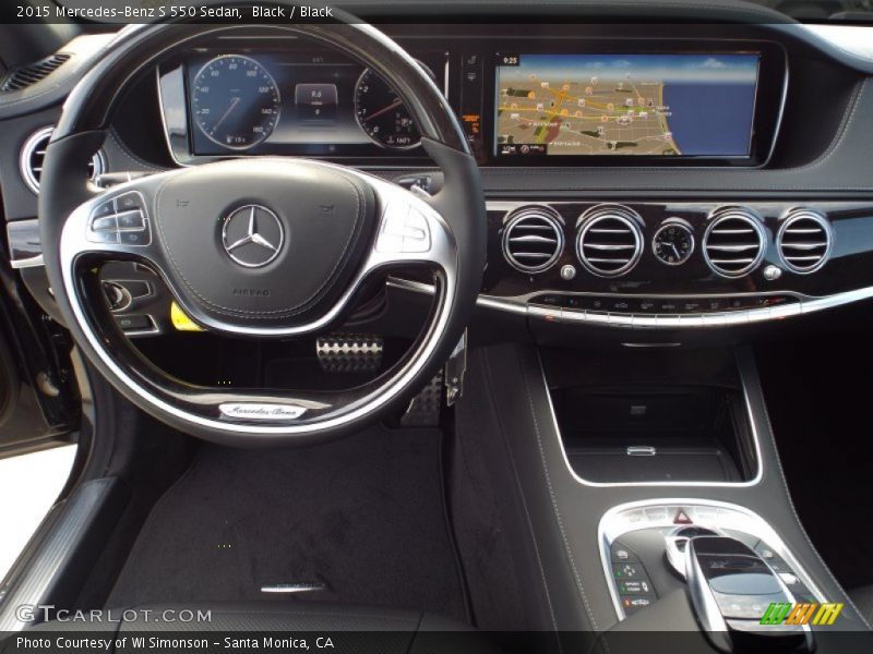 Black / Black 2015 Mercedes-Benz S 550 Sedan