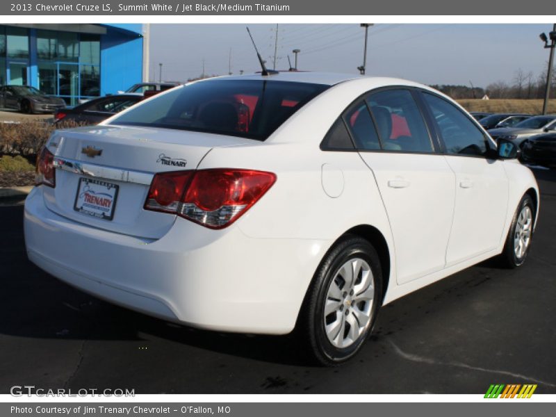 Summit White / Jet Black/Medium Titanium 2013 Chevrolet Cruze LS