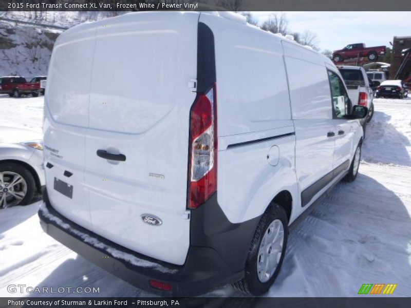 Frozen White / Pewter Vinyl 2015 Ford Transit Connect XL Van