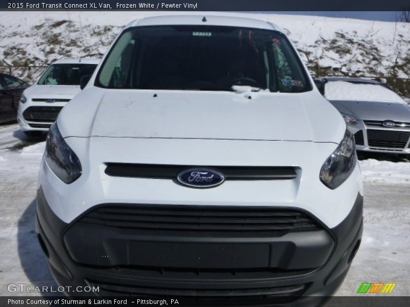 Frozen White / Pewter Vinyl 2015 Ford Transit Connect XL Van