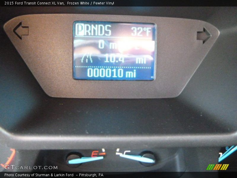 Frozen White / Pewter Vinyl 2015 Ford Transit Connect XL Van