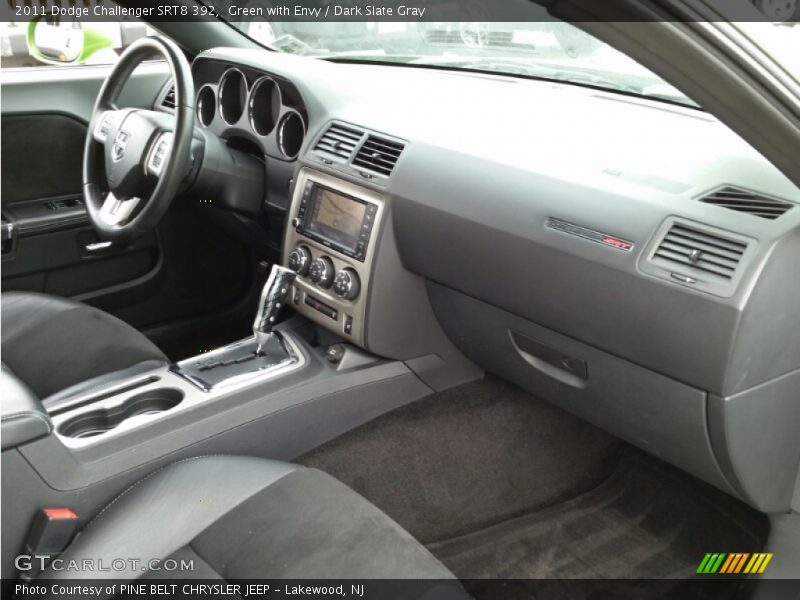 Green with Envy / Dark Slate Gray 2011 Dodge Challenger SRT8 392