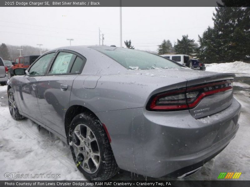 Billet Silver Metallic / Black 2015 Dodge Charger SE