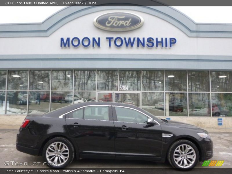 Tuxedo Black / Dune 2014 Ford Taurus Limited AWD