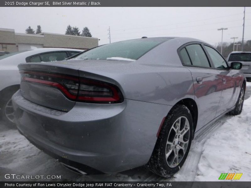 Billet Silver Metallic / Black 2015 Dodge Charger SE