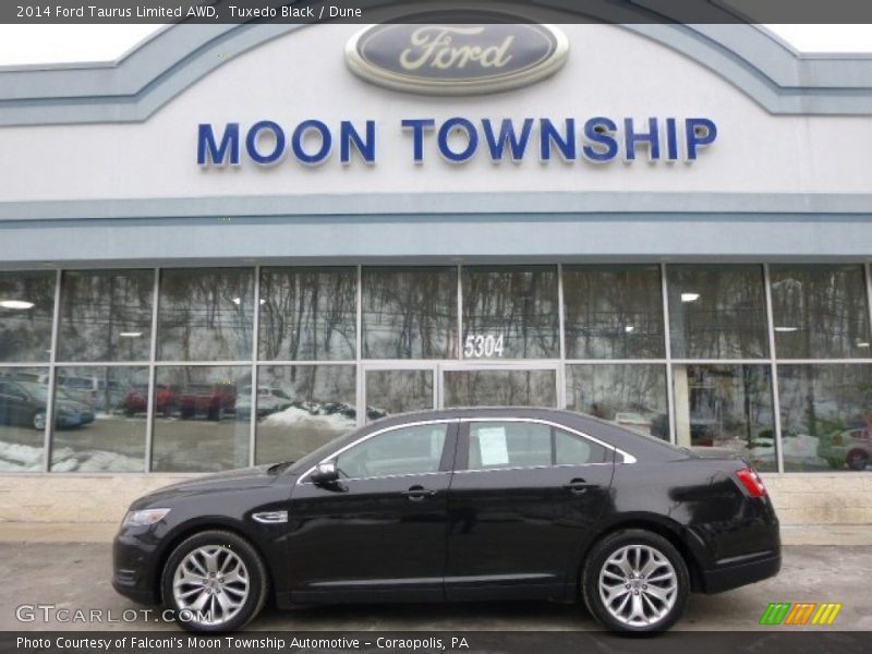 Tuxedo Black / Dune 2014 Ford Taurus Limited AWD