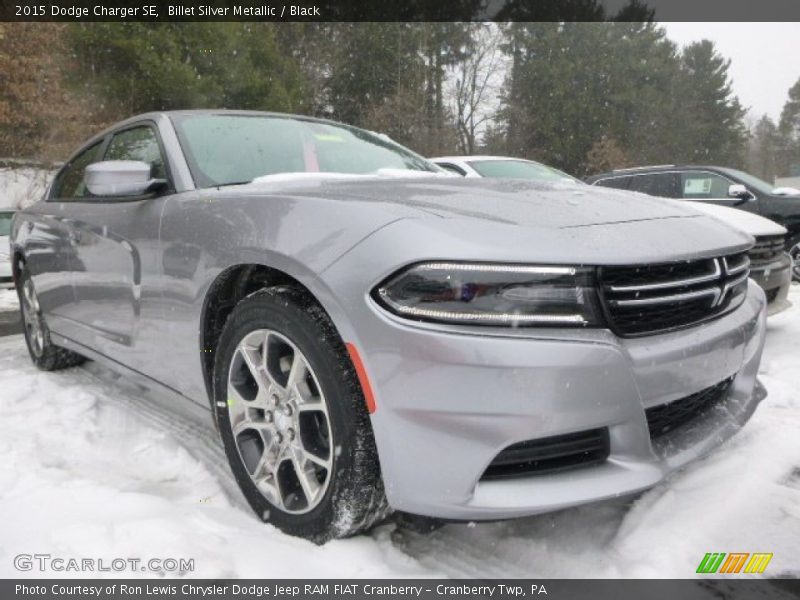 Billet Silver Metallic / Black 2015 Dodge Charger SE