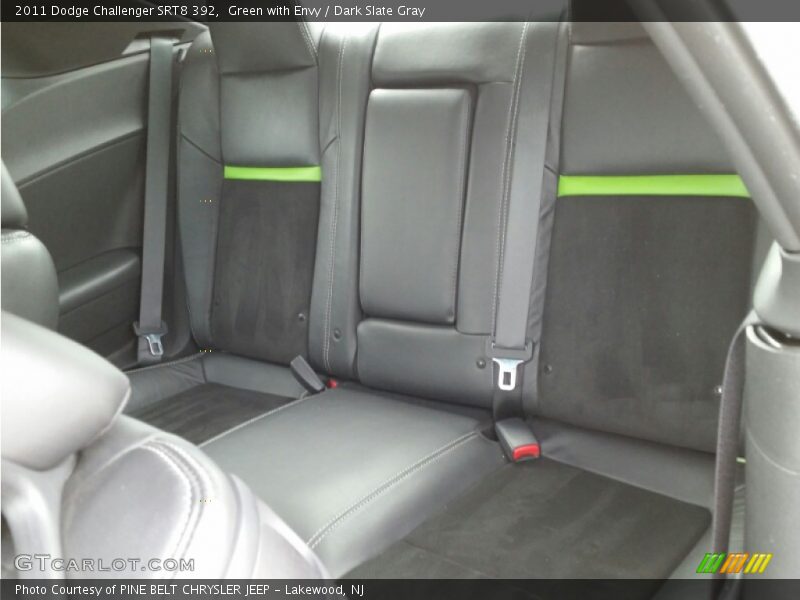 Rear Seat of 2011 Challenger SRT8 392