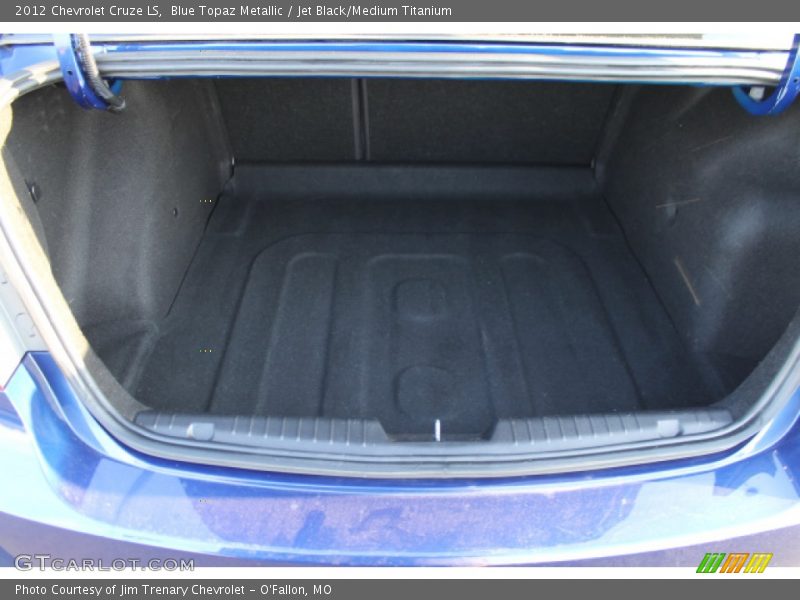 Blue Topaz Metallic / Jet Black/Medium Titanium 2012 Chevrolet Cruze LS