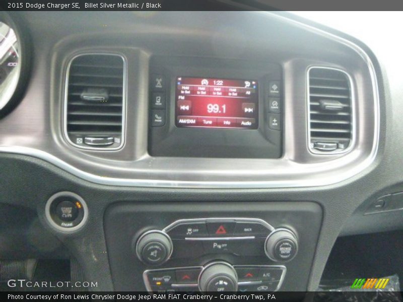 Billet Silver Metallic / Black 2015 Dodge Charger SE