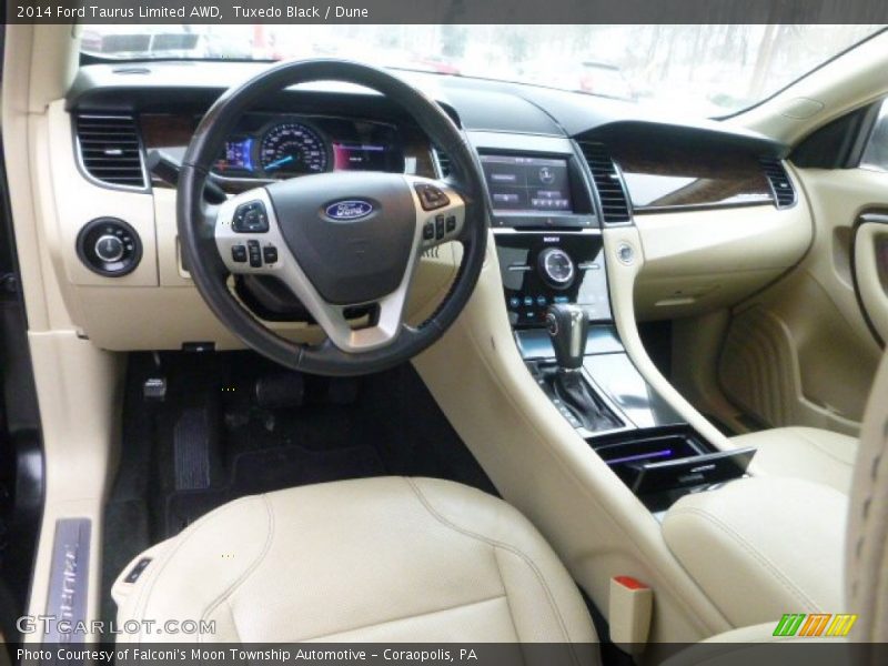 Tuxedo Black / Dune 2014 Ford Taurus Limited AWD