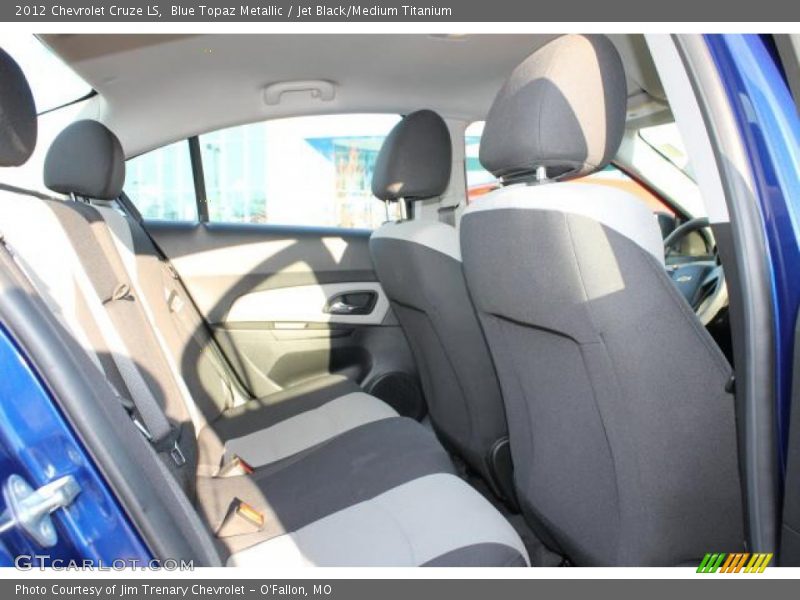 Blue Topaz Metallic / Jet Black/Medium Titanium 2012 Chevrolet Cruze LS