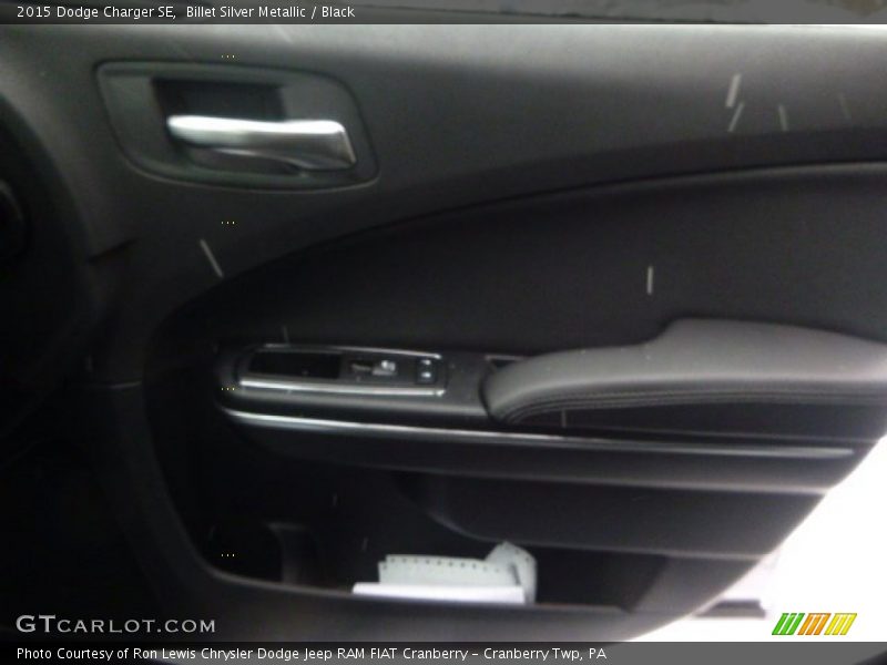 Billet Silver Metallic / Black 2015 Dodge Charger SE