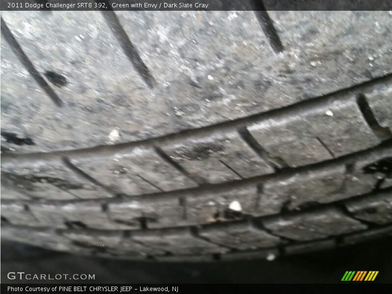 Green with Envy / Dark Slate Gray 2011 Dodge Challenger SRT8 392