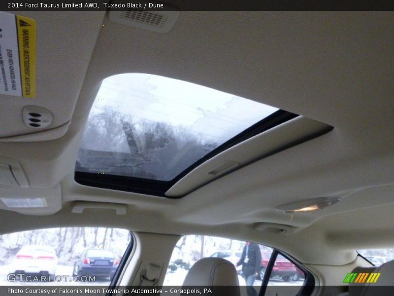 Tuxedo Black / Dune 2014 Ford Taurus Limited AWD