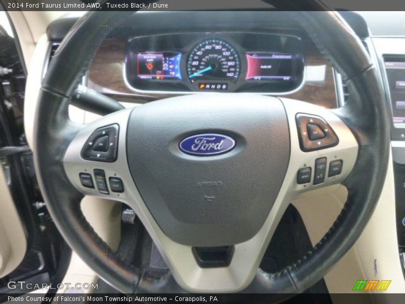 Tuxedo Black / Dune 2014 Ford Taurus Limited AWD
