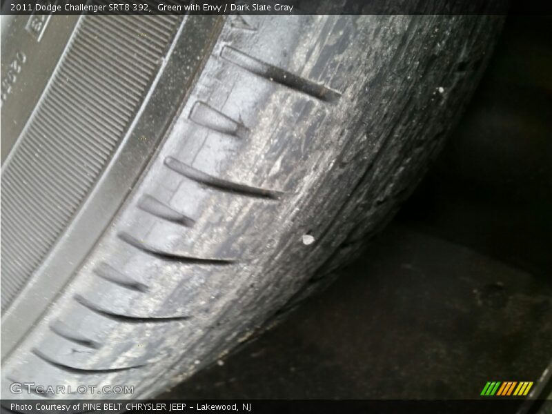 Green with Envy / Dark Slate Gray 2011 Dodge Challenger SRT8 392