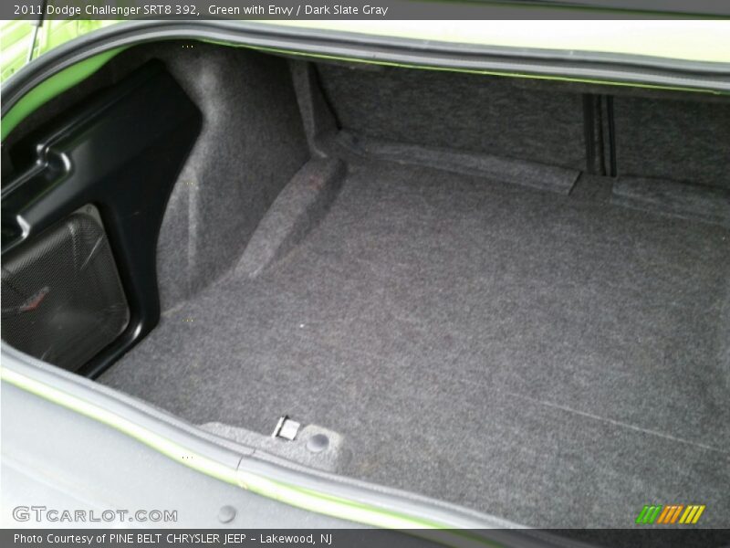 Green with Envy / Dark Slate Gray 2011 Dodge Challenger SRT8 392