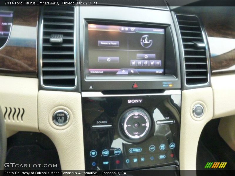 Tuxedo Black / Dune 2014 Ford Taurus Limited AWD