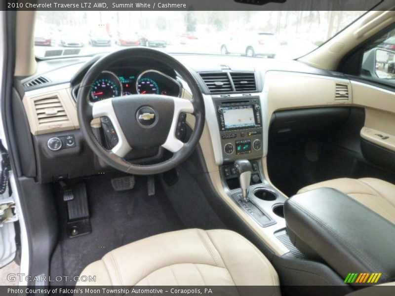 Summit White / Cashmere 2010 Chevrolet Traverse LTZ AWD