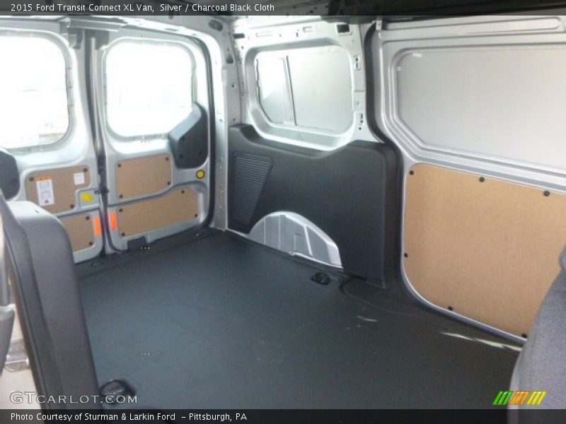 Silver / Charcoal Black Cloth 2015 Ford Transit Connect XL Van
