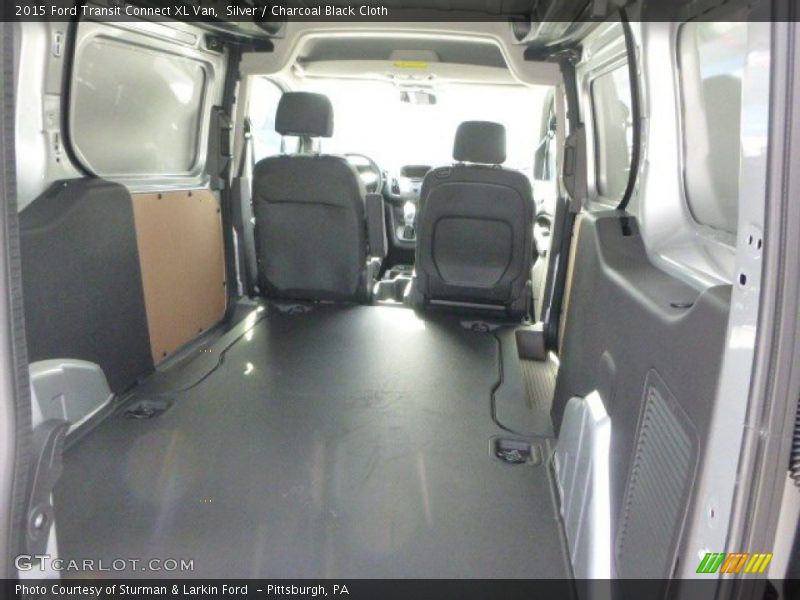 Silver / Charcoal Black Cloth 2015 Ford Transit Connect XL Van