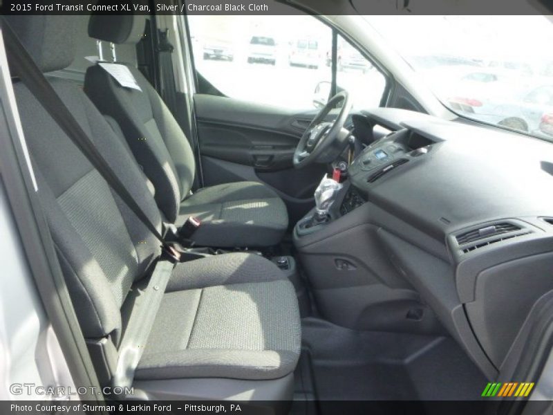 Silver / Charcoal Black Cloth 2015 Ford Transit Connect XL Van