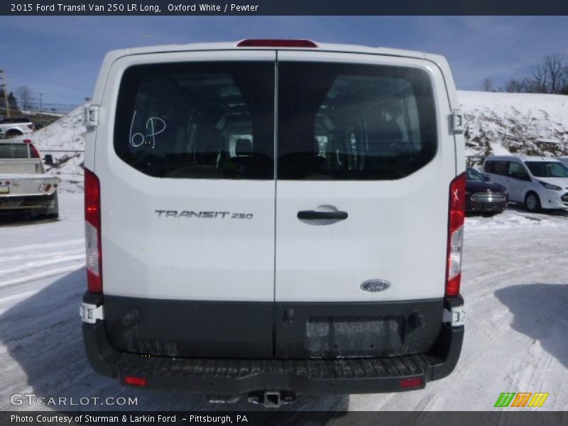 Oxford White / Pewter 2015 Ford Transit Van 250 LR Long