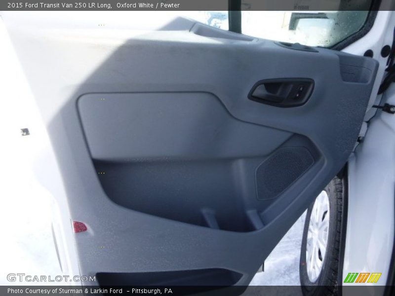 Oxford White / Pewter 2015 Ford Transit Van 250 LR Long
