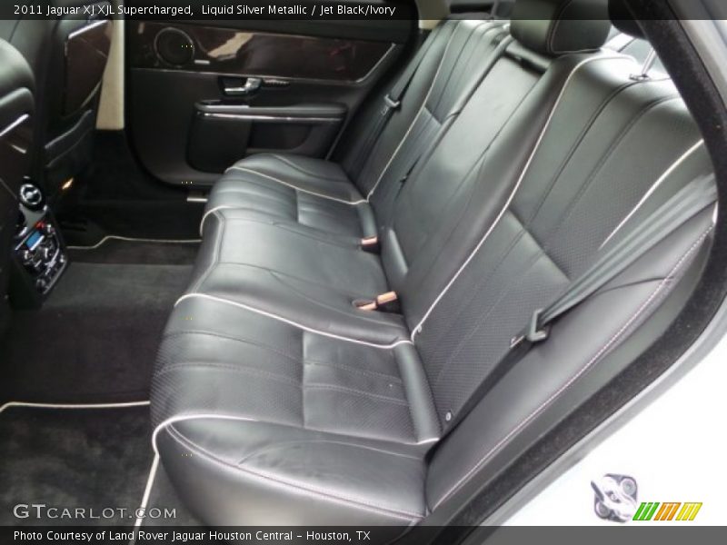 Liquid Silver Metallic / Jet Black/Ivory 2011 Jaguar XJ XJL Supercharged