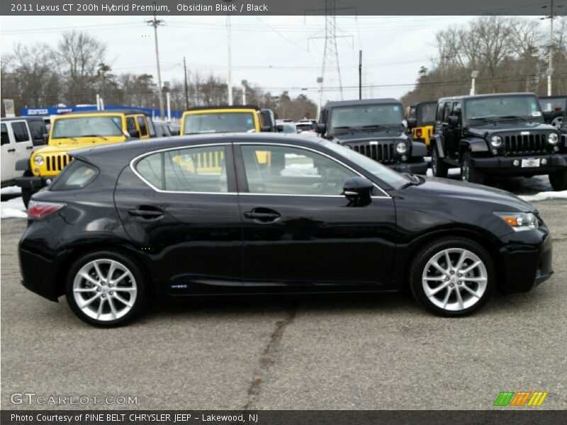 Obsidian Black / Black 2011 Lexus CT 200h Hybrid Premium