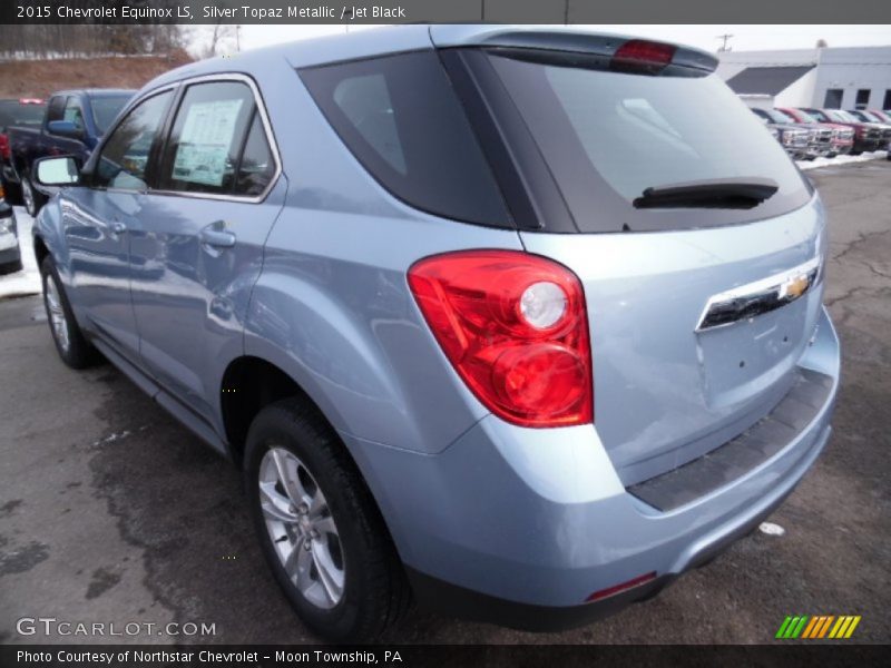 Silver Topaz Metallic / Jet Black 2015 Chevrolet Equinox LS
