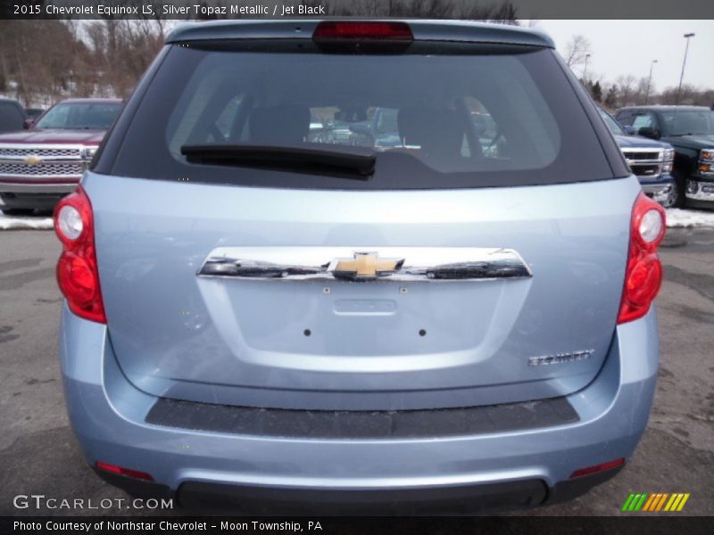 Silver Topaz Metallic / Jet Black 2015 Chevrolet Equinox LS