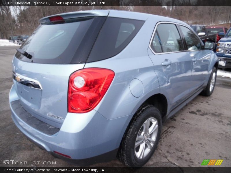 Silver Topaz Metallic / Jet Black 2015 Chevrolet Equinox LS