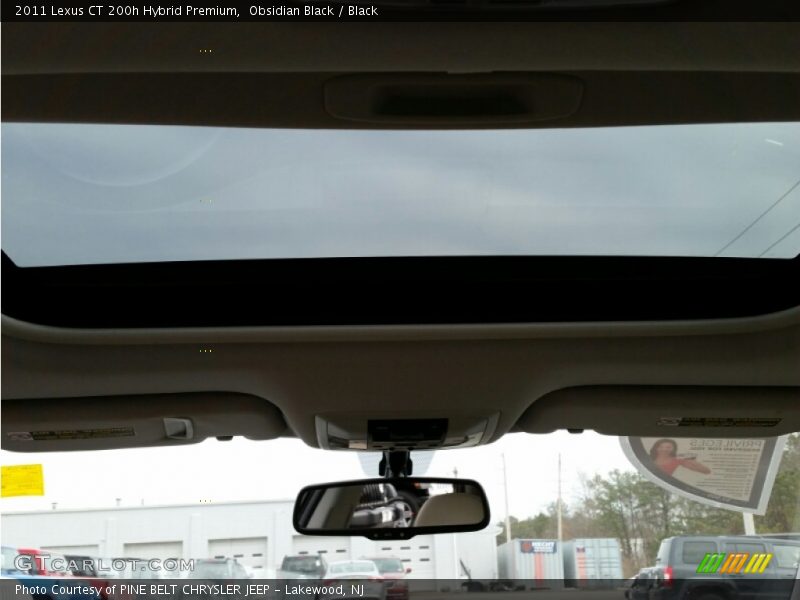 Obsidian Black / Black 2011 Lexus CT 200h Hybrid Premium
