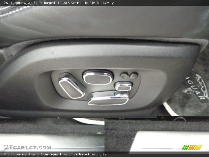 Liquid Silver Metallic / Jet Black/Ivory 2011 Jaguar XJ XJL Supercharged