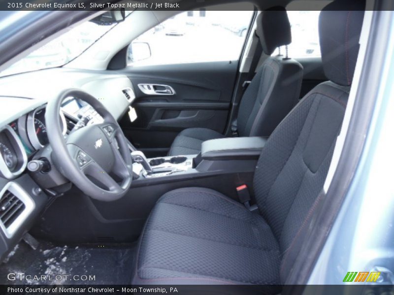 Silver Topaz Metallic / Jet Black 2015 Chevrolet Equinox LS